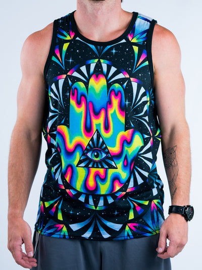 Trippy Hamsa Unisex Tank Top