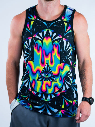 Trippy Hamsa Unisex Tank Top