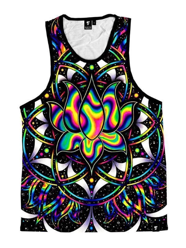 Trippy Lotus Unisex Tank Top