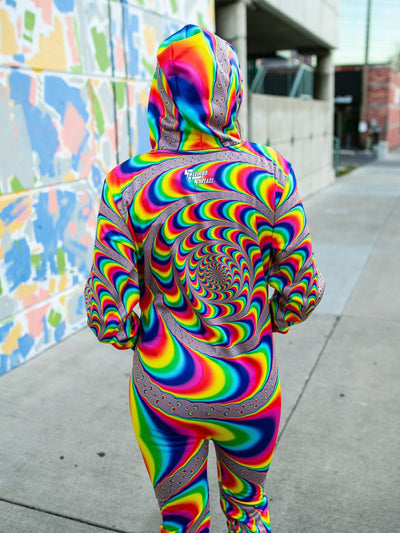 Trippy Spiral Adult Onesie