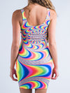 Trippy Spirals Mini Dress